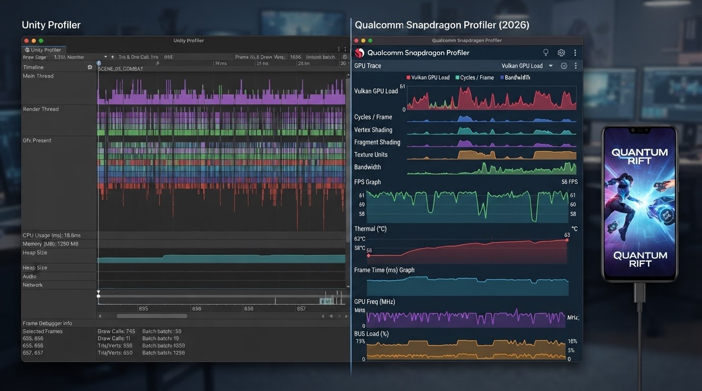 Совместное профилирование Unity Profiler и Snapdragon Profiler